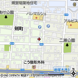 愛知県名古屋市中村区剣町134周辺の地図