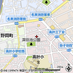 愛知県名古屋市名東区高針3丁目310周辺の地図