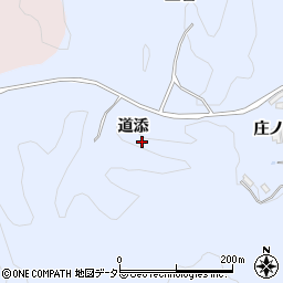 愛知県豊田市久木町道添周辺の地図