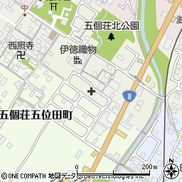 滋賀県東近江市五個荘中町185周辺の地図
