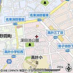 愛知県名古屋市名東区高針3丁目309周辺の地図