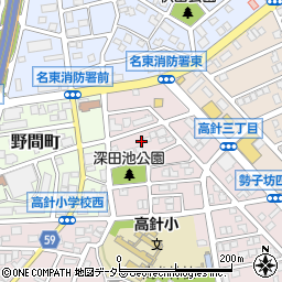 愛知県名古屋市名東区高針3丁目303周辺の地図