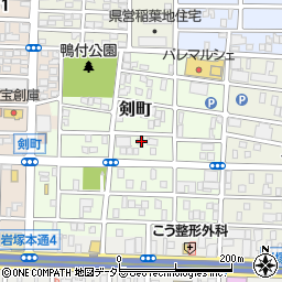 愛知県名古屋市中村区剣町143周辺の地図