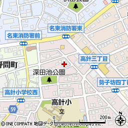 愛知県名古屋市名東区高針3丁目308周辺の地図