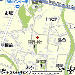 愛知県豊田市加納町周辺の地図
