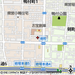 愛知県名古屋市中村区小鴨町90周辺の地図