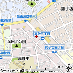 愛知県名古屋市名東区高針3丁目406周辺の地図