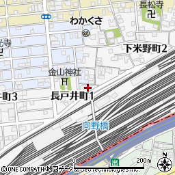 愛知県名古屋市中村区下米野町3丁目40周辺の地図