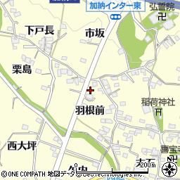 愛知県豊田市加納町羽根前16周辺の地図