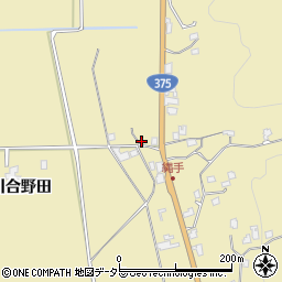 島根県大田市川合町川合神領1349周辺の地図