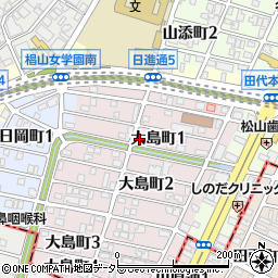 愛知県名古屋市千種区大島町1丁目82周辺の地図