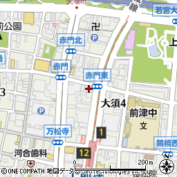 理研産業補聴器センター名古屋本店周辺の地図