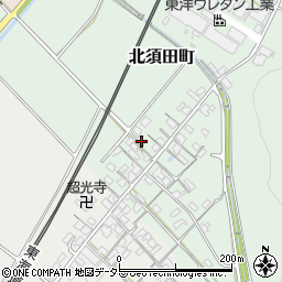 滋賀県東近江市北須田町485周辺の地図