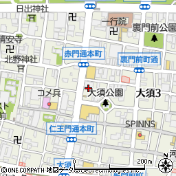 ＯＫＵＲＡ名古屋大須店周辺の地図