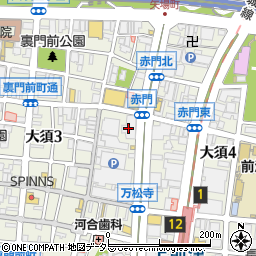 ドコモショップ大須店周辺の地図