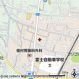 ファミリーマート富士柚木店周辺の地図