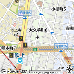 愛知県名古屋市千種区大久手町周辺の地図
