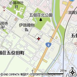 滋賀県東近江市五個荘中町190周辺の地図