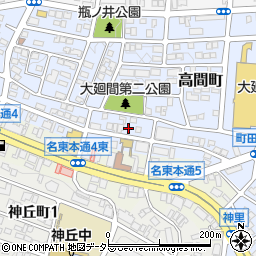 愛知県名古屋市名東区高間町125-2周辺の地図