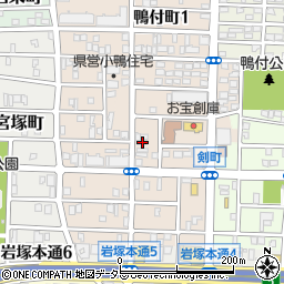愛知県名古屋市中村区小鴨町81周辺の地図