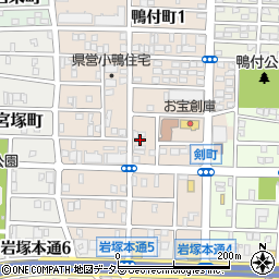 愛知県名古屋市中村区小鴨町81周辺の地図