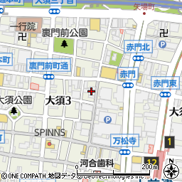 ディッパーダン大須店周辺の地図