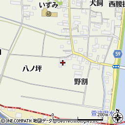 愛知県海部郡大治町砂子野割1616周辺の地図