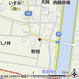 愛知県海部郡大治町砂子野割1634周辺の地図