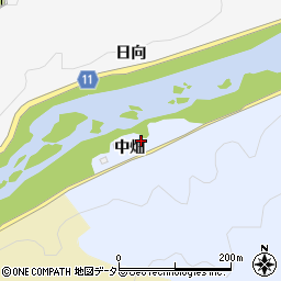 愛知県豊田市大河原町中畑周辺の地図