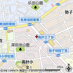 愛知県名古屋市名東区高針3丁目404周辺の地図