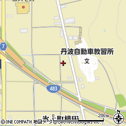 兵庫県丹波市氷上町横田52周辺の地図