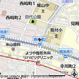 愛知県名古屋市千種区稲舟通2丁目10周辺の地図