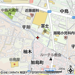 静岡県富士市八幡町2-14周辺の地図