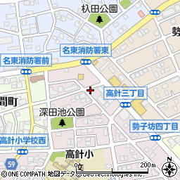 愛知県名古屋市名東区高針3丁目401周辺の地図