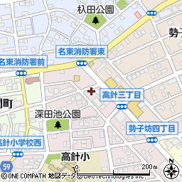 愛知県名古屋市名東区高針3丁目402周辺の地図