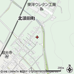滋賀県東近江市北須田町624-1周辺の地図