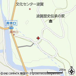 兵庫県宍粟市波賀町上野115周辺の地図