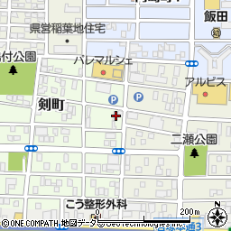 愛知県名古屋市中村区剣町53周辺の地図
