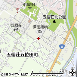 滋賀県東近江市五個荘中町202周辺の地図
