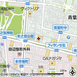 静岡日産富士青葉店周辺の地図
