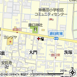 株式会社西日本宇佐美　唐臼給油所周辺の地図