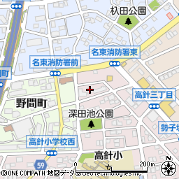 愛知県名古屋市名東区高針3丁目202周辺の地図