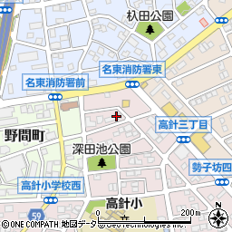 愛知県名古屋市名東区高針3丁目203周辺の地図