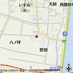 愛知県海部郡大治町砂子野割1620周辺の地図