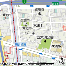 愛知県名古屋市中区大須1丁目25-28周辺の地図