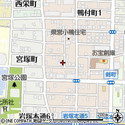 愛知県名古屋市中村区小鴨町77周辺の地図