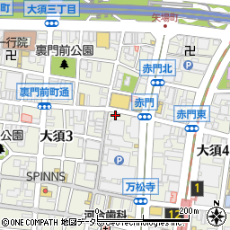 大松屋時計店周辺の地図