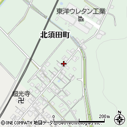 滋賀県東近江市北須田町478-1周辺の地図