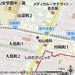 愛知県名古屋市千種区大島町1丁目20周辺の地図
