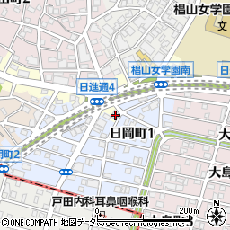 愛知県名古屋市千種区日進通4丁目25周辺の地図